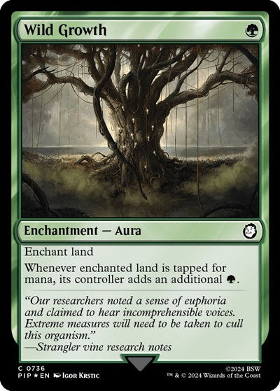 Wild Growth (Surge Foil) (Universes Beyond: Fallout) Near Mint