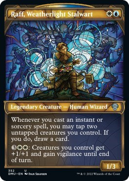 Raff, Weatherlight Stalwart (Textured Foil) (Dominaria United) Near Mint