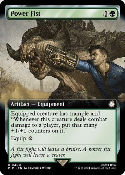 Power Fist (Extended Art) (Universes Beyond: Fallout) Near Mint