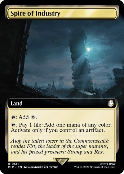 Spire of Industry (Extended Art) (Universes Beyond: Fallout) Near Mint