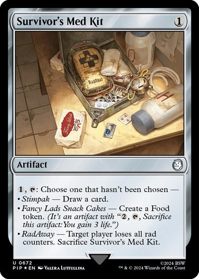 Survivor's Med Kit (Surge Foil) (Universes Beyond: Fallout) Near Mint