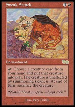 Sneak Attack (Urza's Saga) Near Mint
