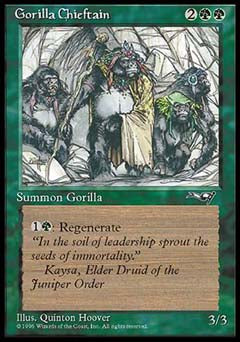 Gorilla Chieftain (1) (Alliances) Light Play