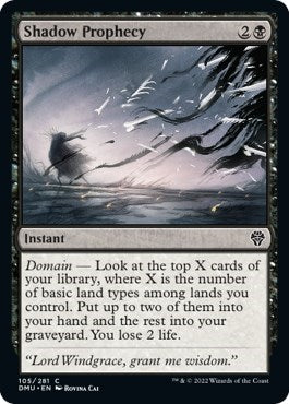 Shadow Prophecy (Dominaria United) Near Mint Foil