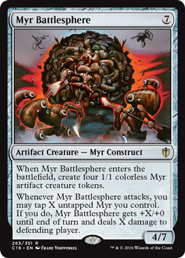 Myr Battlesphere (Commander 2016 Edition) Near Mint