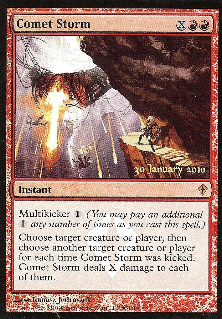 Comet Storm (Worldwake Prerelease) (Promotional Cards) Near Mint Foil