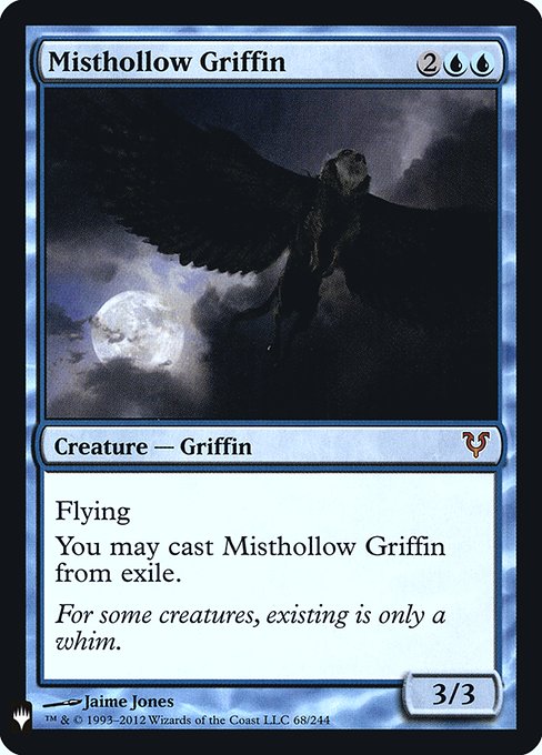 Misthollow Griffin (Mystery Booster Retail Edition Foils) Near Mint