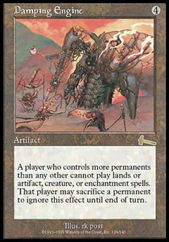 Damping Engine (Urza's Legacy) Near Mint Foil