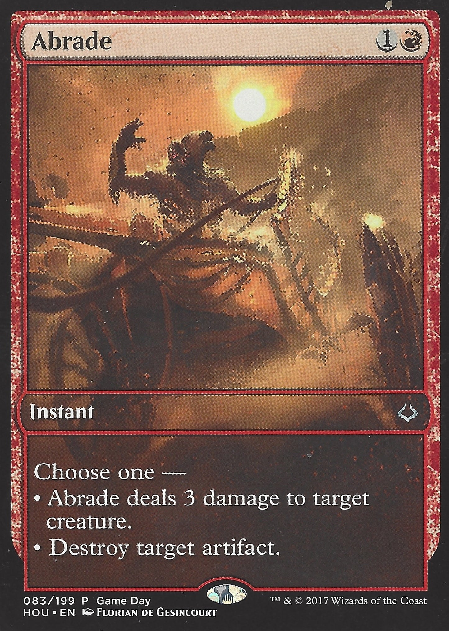 Abrade (Full Art Game Day) (Promotional Cards) Near Mint