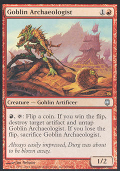 Goblin Archaeologist (Darksteel) Near Mint Foil