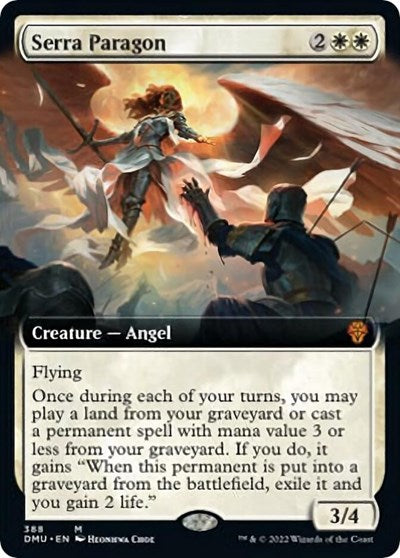 Serra Paragon (Extended Art) (Dominaria United) Near Mint