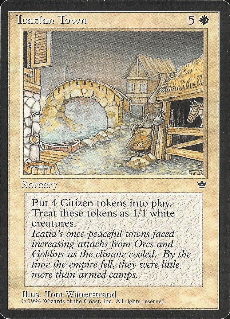 Icatian Town (Fallen Empires) Near Mint