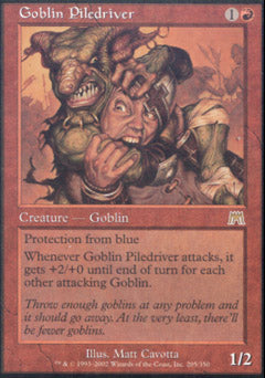 Goblin Piledriver (Onslaught) Light Play