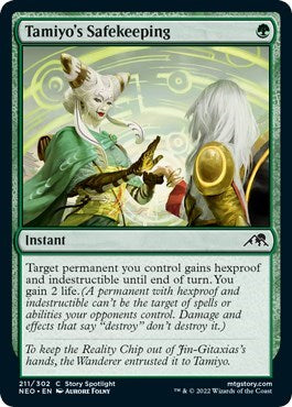 Tamiyo's Safekeeping (Kamigawa: Neon Dynasty) Near Mint