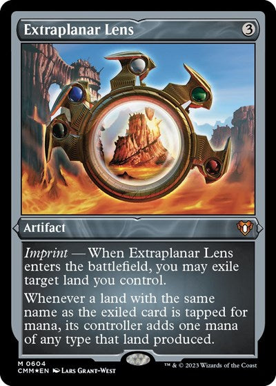Extraplanar Lens (Foil Etched) (Commander Masters) Near Mint