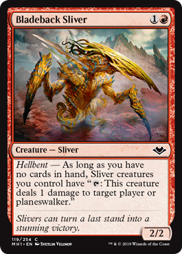 Bladeback Sliver (Modern Horizons) Near Mint Foil