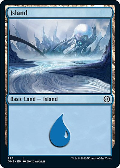 Island (273) (Phyrexia: All Will Be One) Near Mint