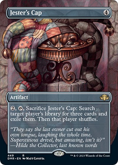 Jester's Cap (Borderless) (Dominaria Remastered) Near Mint Foil