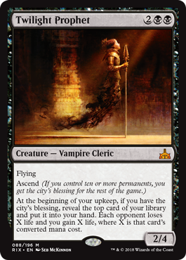 Twilight Prophet (Rivals of Ixalan) Near Mint Foil