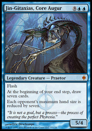 Jin-Gitaxias, Core Augur (New Phyrexia) Light Play