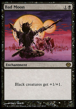 Bad Moon (Duel Decks: Garruk vs Liliana) Near Mint