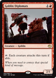 Goblin Diplomats (Duel Decks: Merfolk vs Goblins) Near Mint