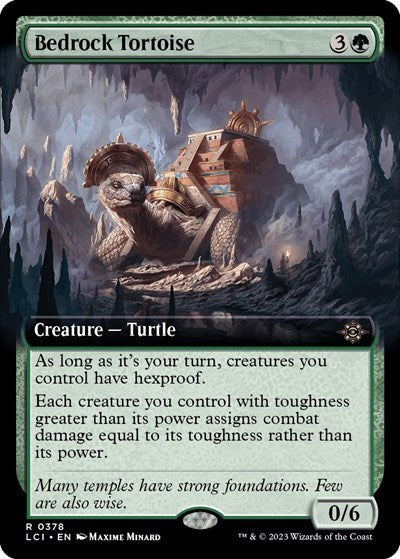 Bedrock Tortoise (Extended Art) (The Lost Caverns of Ixalan) Near Mint