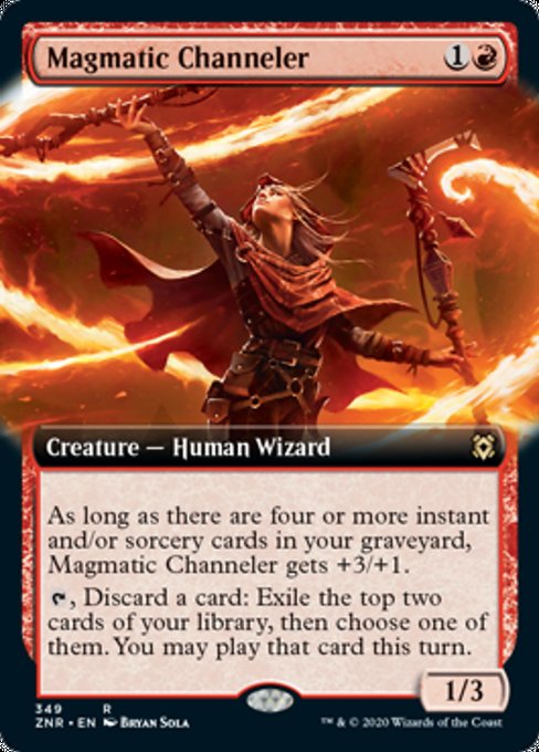 Magmatic Channeler (Extended Art) (Zendikar Rising) Near Mint