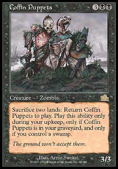 Coffin Puppets (Prophecy) Near Mint Foil