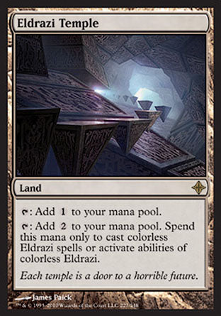 Eldrazi Temple (Rise of the Eldrazi) Light Play
