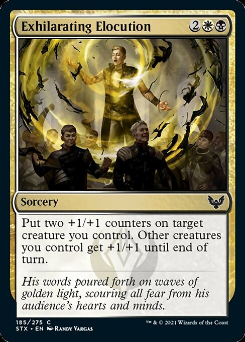 Exhilarating Elocution (Strixhaven) Near Mint Foil