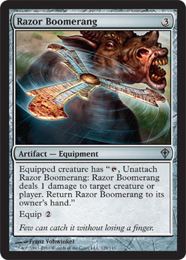 Razor Boomerang (Worldwake) Near Mint Foil