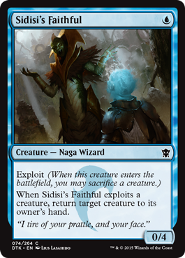 Sidisi’s Faithful (Dragons of Tarkir) Near Mint Foil