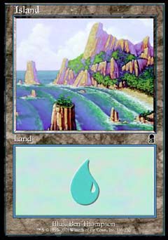 Island (336) (Odyssey) Light Play Chinese