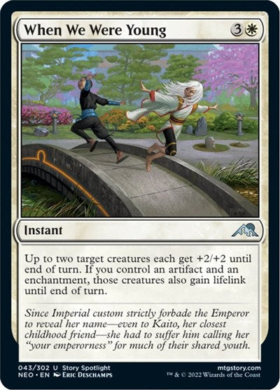 When We Were Young (Kamigawa: Neon Dynasty) Near Mint