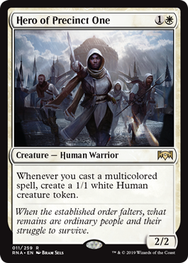 Hero of Precinct One (Ravnica Allegiance) Near Mint Foil