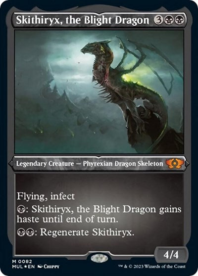Skithiryx, the Blight Dragon (Foil Etched) (March of the Machine: Multiverse Legends) Near Mint