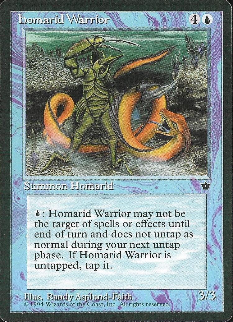 Homarid Warrior (1) (Fallen Empires) Light Play