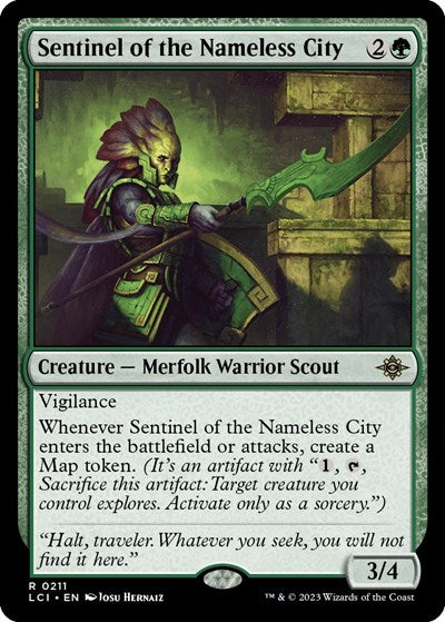 Sentinel of the Nameless City (The Lost Caverns of Ixalan) Near Mint Foil