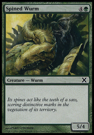Spined Wurm (10th Edition) Near Mint Japanese