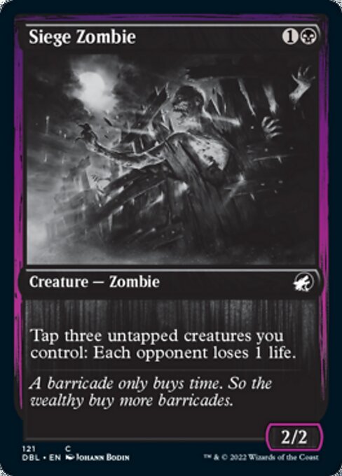 Siege Zombie (Innistrad: Double Feature) Near Mint