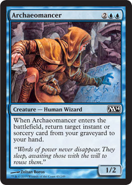 Archaeomancer (Magic 2014 Core Set) Near Mint Foil