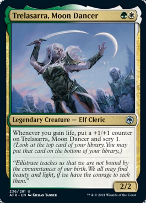 Trelasarra, Moon Dancer (Adventures in the Forgotten Realms) Near Mint Foil