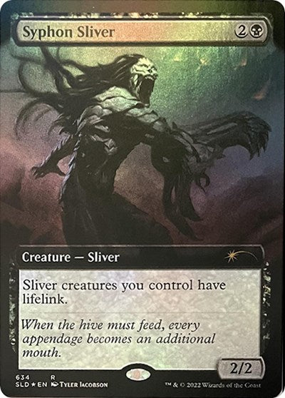 Syphon Sliver (Extended Art) (Secret Lair) Near Mint