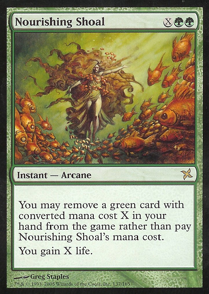 Nourishing Shoal (Betrayers of Kamigawa) Near Mint Foil