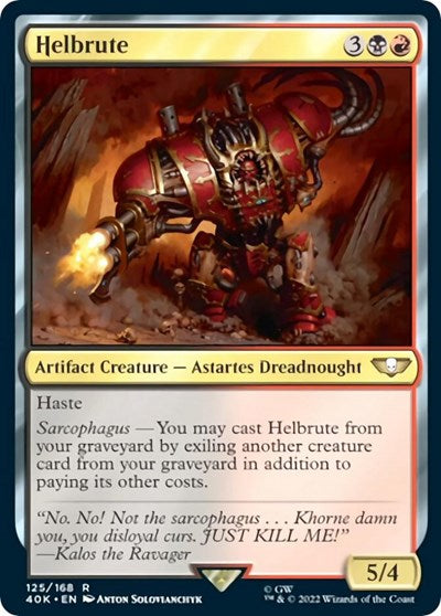 Helbrute (Surge Foil) (Universes Beyond: Warhammer 40K) Near Mint