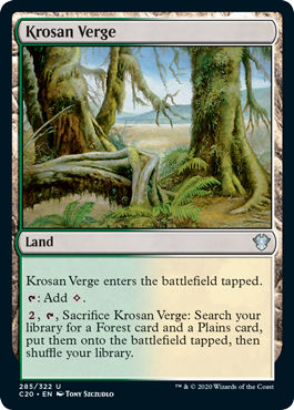Krosan Verge (Commander 2020 Ikoria) Near Mint