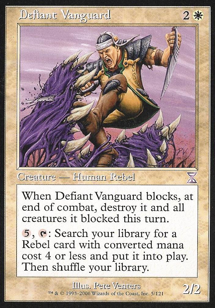 Defiant Vanguard (Time Spiral Time Shifted) Near Mint