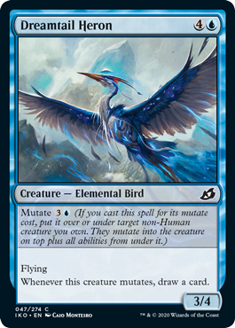 Dreamtail Heron (Ikoria: Lair of Behemoths) Near Mint Foil