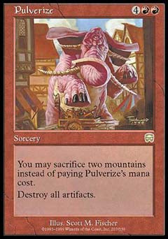 Pulverize (Mercadian Masques) Light Play